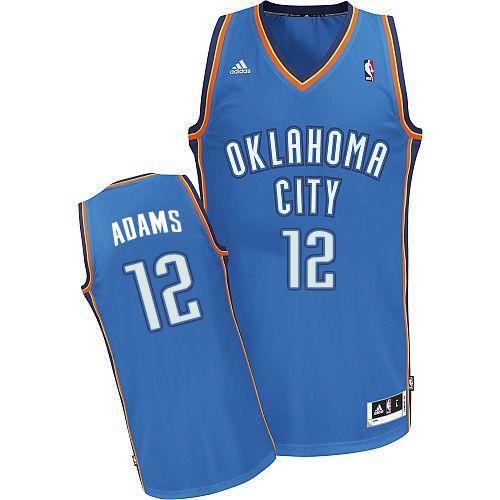 nba%20oklahoma%20city%20thunder%2012%20steven%20adams%20swingman%20road%20blue%20jersey